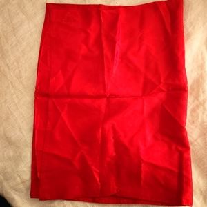 Slip brand red silk queen pillowcase